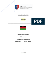 Relatório sobre a economia e desenvolvimento de Malawi