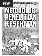 Prof. Dr. Soekidjo Notoatmodjo Metodologi Penelitian Kesehatan. Intro