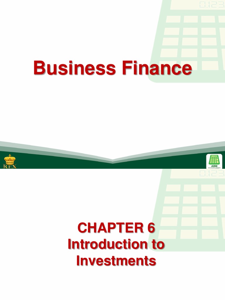 Types of Investments and Risks Explained | PDF | Stocks | Bonds (Finance)