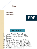 Patanjali: Presented by Neha Rani