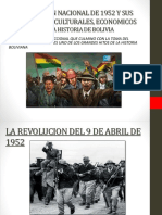La Revolucion Nacional de 1952