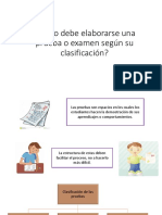 Cómo Debe Elaborarse Una Prueba o Examen