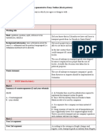 Argumentative Essay Outline (Block Pattern)