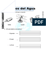 Ficha de Estados Del Agua para Segundo de Primaria