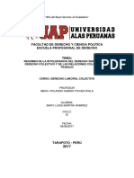 La Intolerancia Del Derecho Sindical