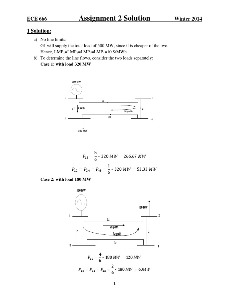 ECE 666 Winter 2014 Assignment 2 Solutions | PDF | Mathematical ...