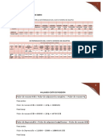 Determinación Del Costo Horario de Equipos