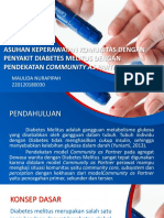 Asuhan Keperawatan Komunitas Diabetes Melitus