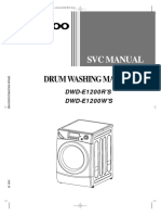Drum washing machine service manual guide
