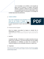 Gracias Al Uso de La Tecnología en La Medicina Se Han Logrado Las Condiciones Óptimas para Los Pacientes en Cualquier Intervención Quirúrgica