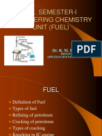 B.E. Semester-I Engineering Chemistry Unit (Fuel: Dr. R. M. Kharate