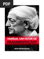 Familia - Um Fator de Fragmentação-Jiddu Krishnamurti