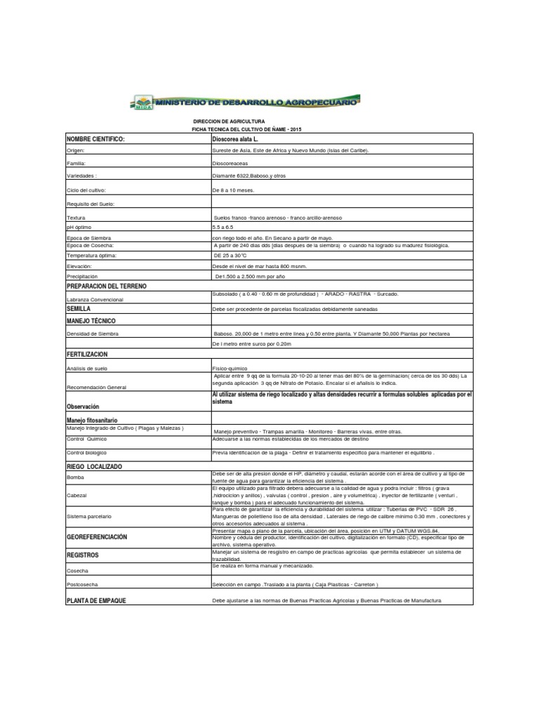 Ficha Mida PDF | PDF | Riego | Agricultura