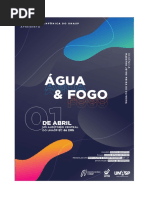 Cartaz Água e Fogo A3 - Unasp