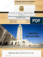 Institucionales Arbitrales y Sus Reglamentos Final