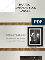 Bartok Romanian Folk Dances: Lecture Recital Presentation