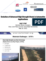 Evolution of Advanced High-Strength Steels in Automotive Applications
