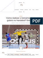 Como Realizar o Treinamento de Goleiro No Handebol - Entenda