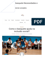 Treinador Basquete Competências