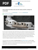 Novo Sistema de Blocos de Concreto Reduz Em 50% o Tempo de Construção _ ArchDaily Brasil