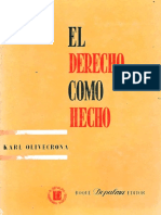 OLIVECRONA, Karl. El Derecho Como Hecho. Buenos Aires, Depalma,1959 (1)