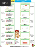 Kalender Akademik 2018-2019