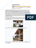 Arquitectura y Bioclimatica y Arq. Inca