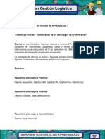 3.Evidencia 3 Informe Identificacion de Las Tecnologias de La Informacion