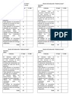 Pauta de Evaluacion Sistema Solar