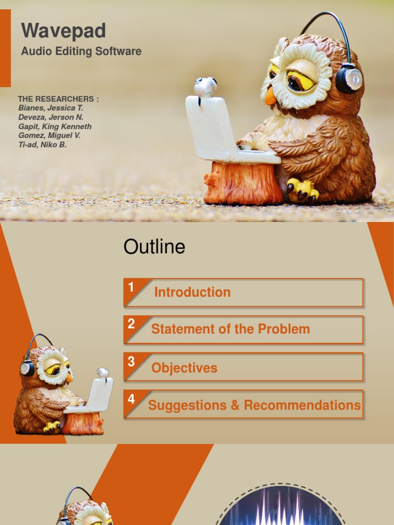 Wavepad: Audio Editing Software | PDF | Sound Recording And ...