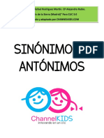 Sinonimos y Antonimos 