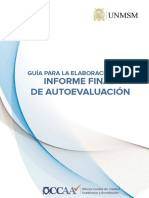 Guía para La Elaboración Del Informe Final de Autoevaluación Final 2.0