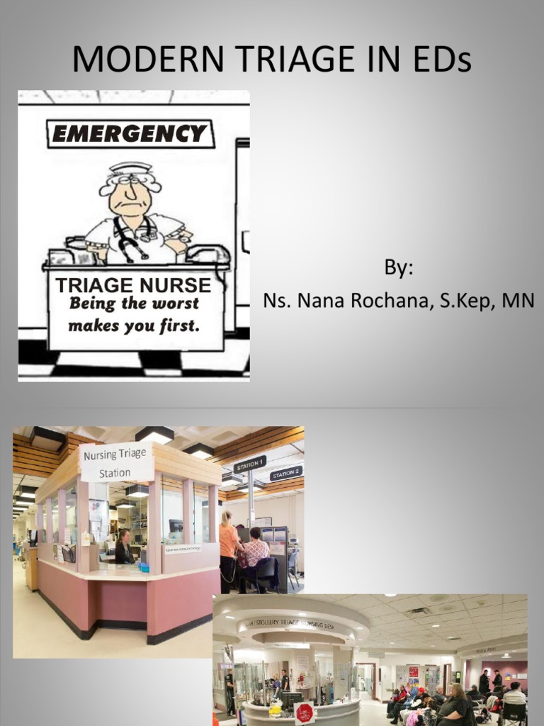Modern Triage Systems in Emergency Departments | PDF | Breathing ...