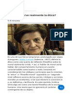 ¿Para Qué Sirve Realmente La Ética PDF