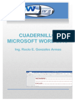 Cuadernillo WORD 2016