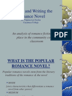 Reading and Writing The Romance Novel: An Analysis of Romance Fiction and Its Place in The Community College Classroom