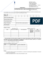 NSDL MF Conversion Request Form