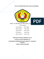 Asuhan Keperawatan Gerontik Pada Masalah Stroke