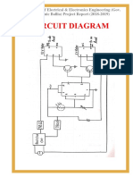 Circuit Diagram: Department of Electrical & Electronics Engineering (Gov. Polytechnic Ballia) Project Report (2018-2019)