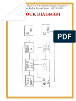 Block Diagram: Department of Electrical & Electronics Engineering (Gov. Polytechnic Ballia) Project Report (2018-2019)