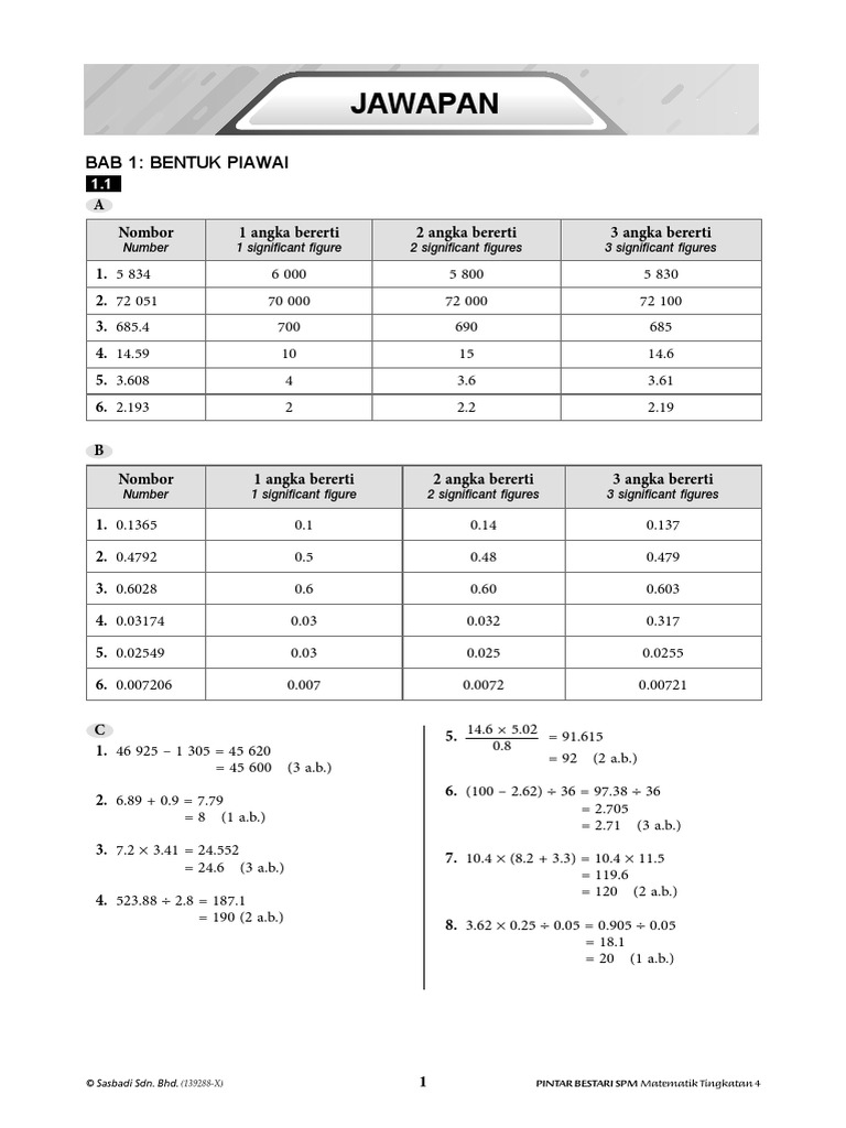 Jawapan Modul Aktiviti Pintar Bestari Matematik Tingkatan 4 Pdf