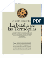 La Batalla de Las Termopilas Uno