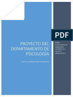 POYECTO Del Departamento de Psicología