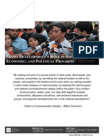 Media Developments Role in Social Economic and Political Progress Literature Review
