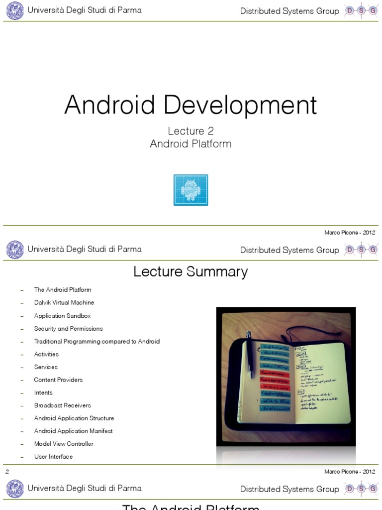 Android Development: Platform Overview | PDF | Model–View–Controller ...