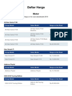 Daftar Harga: Motor