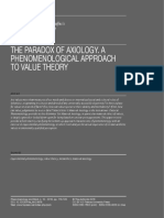 De Monticelli - The Paradox of Axiology PDF