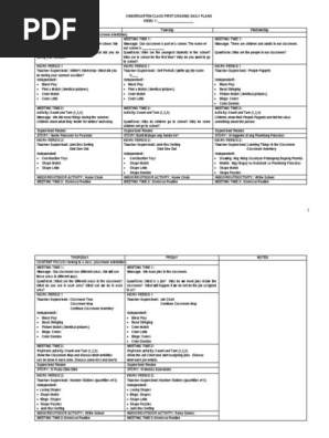 40 Week Kinder Curriculum