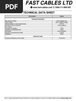 Technical Data Sheet: Description Technical Particulars Values