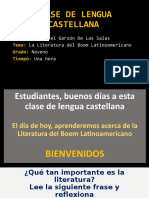 Clase Literatura Del Boom Latinoamericano Ok